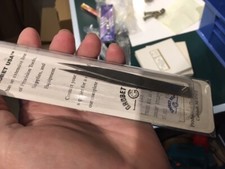 Swiss Pattern Tweezer, Grobet USA Brand, Pattern #3C, Item No. 57.817