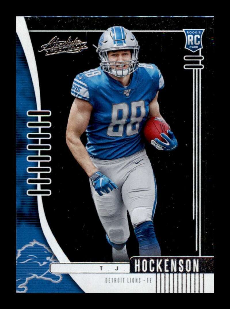 2019 Panini Absolute T.J. Hockenson #137 Rookie RC Detroit Lions ID: 38417