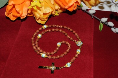 Saint Brigid Royal Limited Edition Precious Holy Rosary with 18K Gold plating