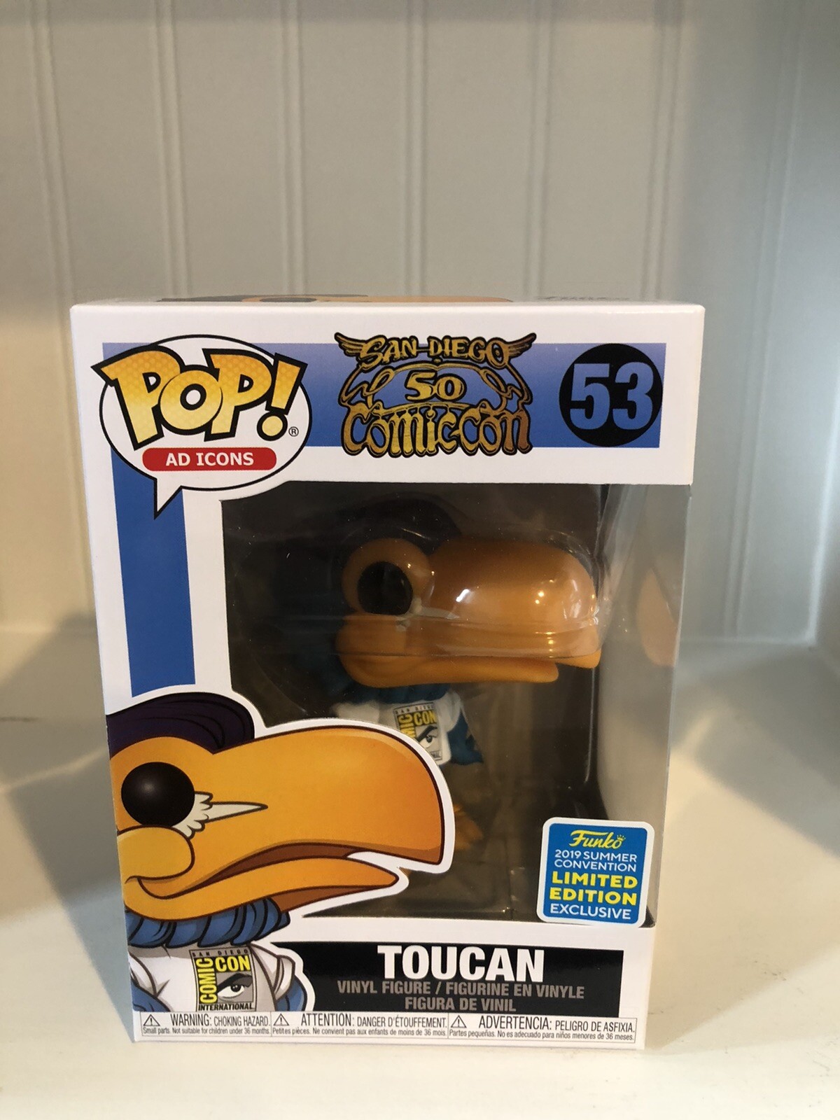 Funko Pop! Toucan Sam 2019 Sdcc #53 Ad Icon San Diego 50 Exclusivo