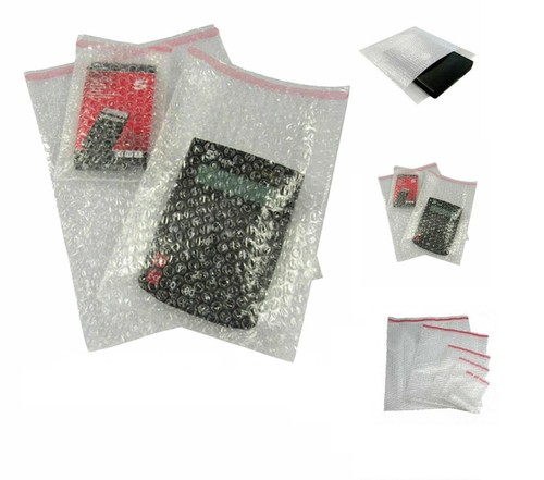 BUBBLE WRAP BAGS POUCHES SELF SEAL PLAIN ENVELOP ALL SIZE CLEAR CHEAPEST POUCHES - Picture 2 of 22