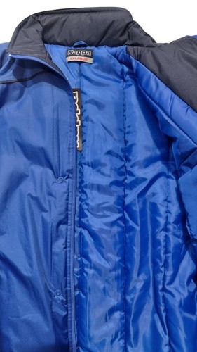 Giubbotto Kappa uomo invernale blu elettrico di tendenza SOTTOCOSTO - Foto 6 di 6