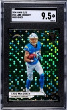 2024 Panini Donruss Elite - Ladd McConkey #126 Green Disco SGCMT+ 9.5 🔥