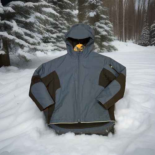 Child's LAND'S END Fleece lined blue winter jacket size 7-8 S - Picture 7 of 7
