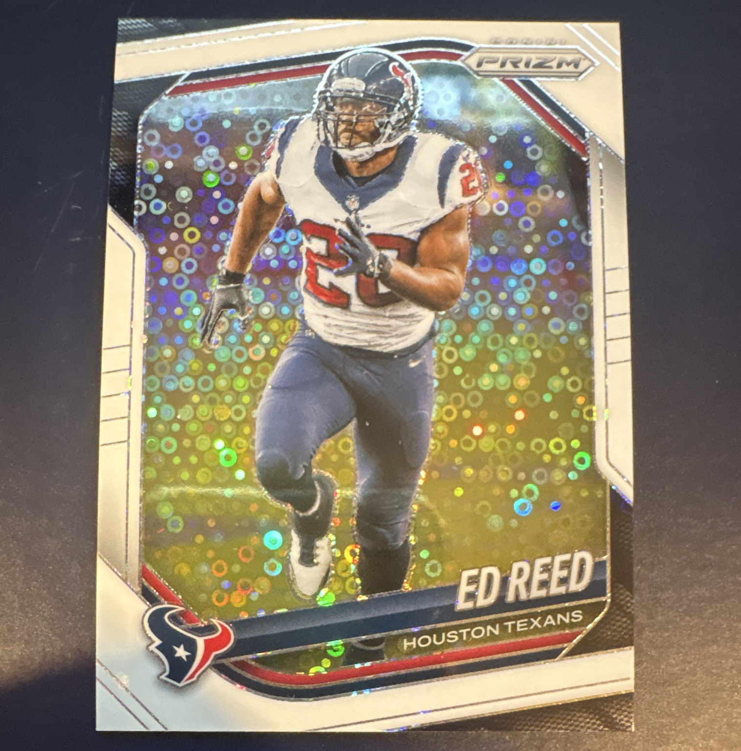 Panini 2025 Prizm Football Ed Reed Disco Prizm #216 Houston Texans