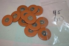 12 Saxophone Replacement Pads Leather Metal Resonators size 45.0 MM NEW