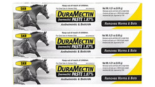 3 Pack Duramectin Equine Wormer Paste - 3Tubes