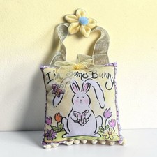 Im Some Bunny Easter Rabbit Mini Pillow Hangi...