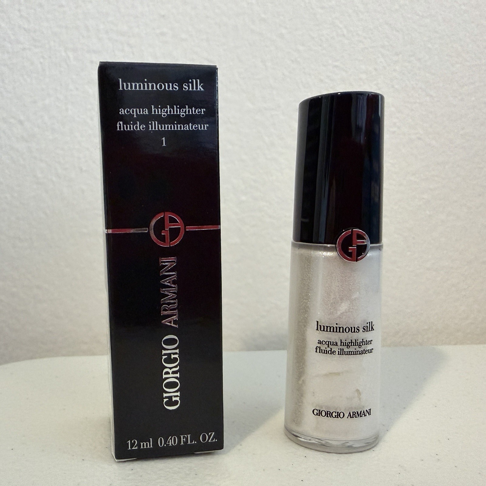 NIB Giorgio Armani ~ 1 HALO ~ Luminous Silk Acqua Liquid Hig