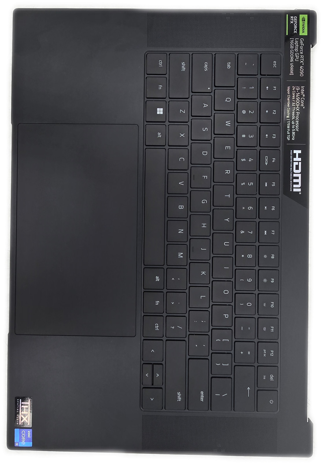 Razer RZ09-0510 Laptop Palmrest Keyboard Assembly