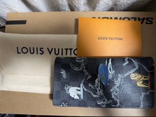 Louis Vuitton Portefeuille Brazza Damier Graphite Map