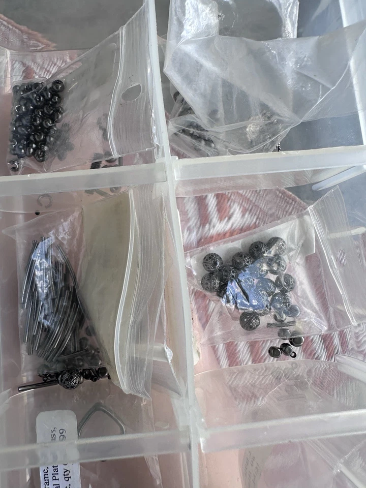 Cuentas de Murano Estilos Mixtos Gris Gunmetal Variedad Mixta 200+ Foto 4 de 4