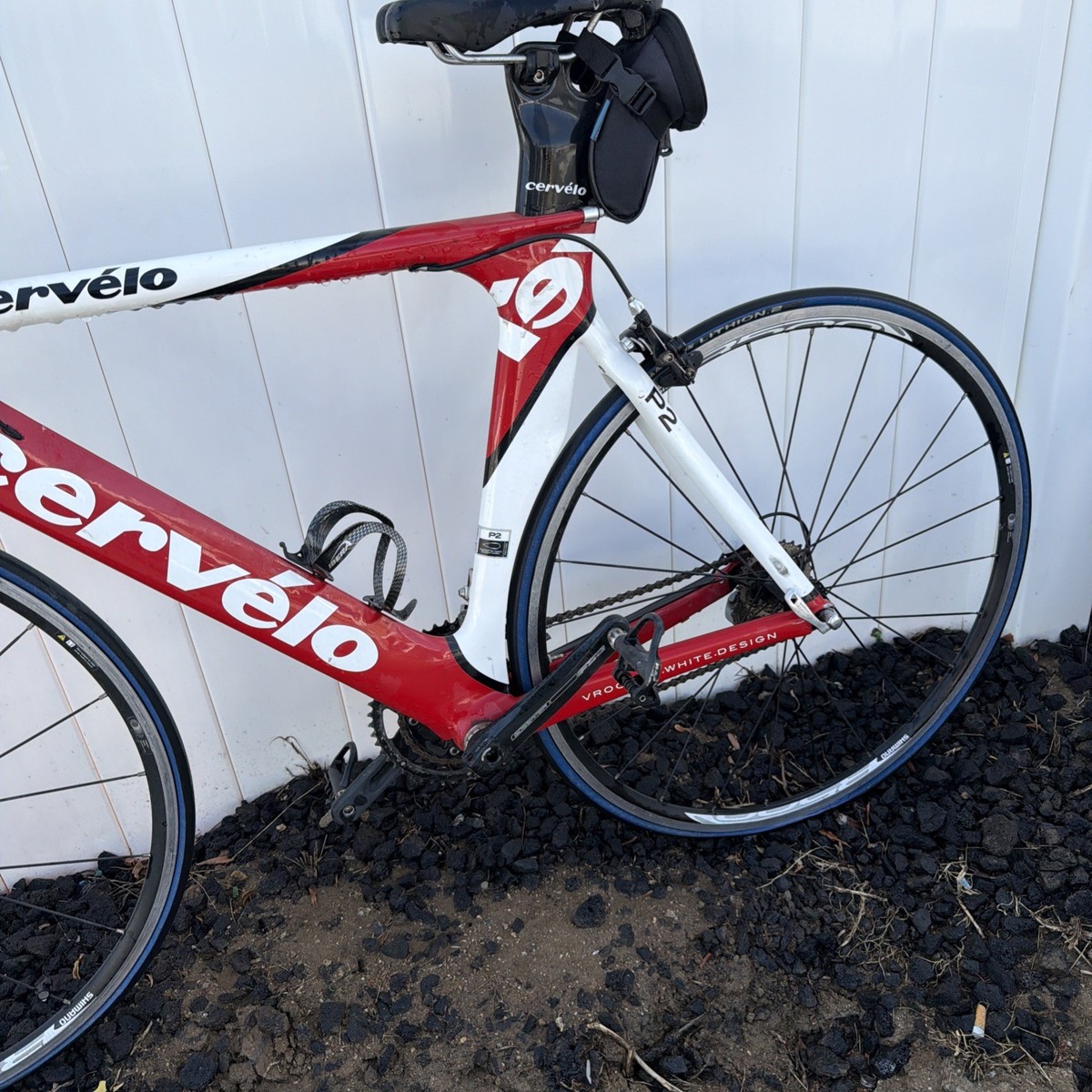 CERVELO P2 Triathlon/CARBON Red Bike Fsa Cranks 51cm | eBay