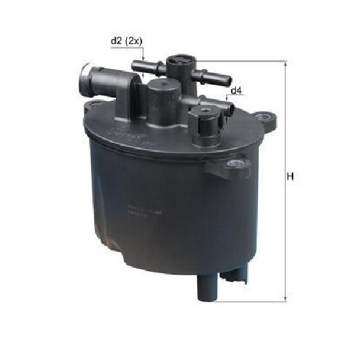 Kraftstofffilter FüR Peugeot 407 6D 6E 2.2 06 Bis 10 Mahle Teil-image