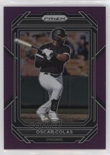 2023 Panini Prizm Purple Prizm 14/99 Oscar Colas #103 0c2