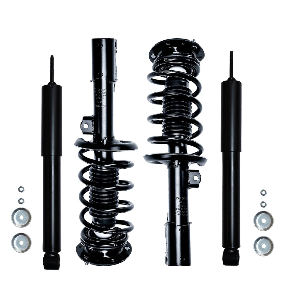 4PCS Front & Rear Shock Struts Absobers For Chevy Malibu Pontiac G6 Saturn Aura Foto 3 de 4