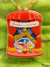 Peanuts Gang DaySpring  Lucy & Charlie Brown Ornament  #48861