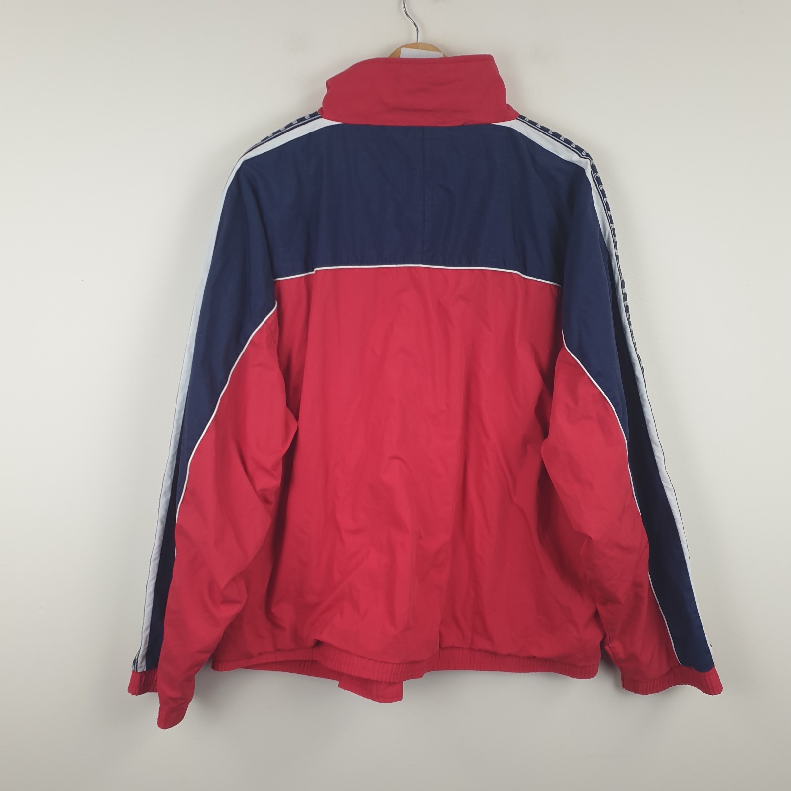 Vintage Puma Track Jacket Mens XL Red Blue Full Zip Tracksuit Top 90s thumbnail 8