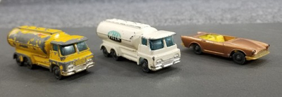 #ad Husky Toy Vehicles Lot of 3 Made in UK Diecast Metal 1960s $9.95