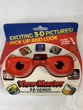 Vintage View-Master 3-D Viewer With Demo Reel 1982 with Original pkg NEW