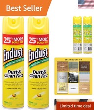 Multi-Surface Cleaning Spray - Lemon Zest, 12.5oz Pack of 2 for Effortless Shine
