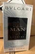 BVLGARI MAN EXTREME Eau de Parfum INTENSE 3.4oz-100ml New & Sealed. DISCONTINUED