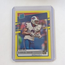 Panini 2020 Donruss Gabriel Davis #337 Rated Rookie Press Proof Buffalo Bills