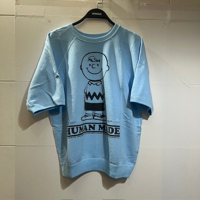 Human Made Peanuts Charlie Brown Short Sleeve Sweatshirt L 23SS | eBay