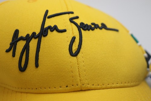 Original Brazilian Ayrton Senna fan Collective Helmet Cap + Bracelet - Picture 4 of 4