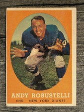 1958 Topps #15 Andy Robustelli (GOOD)
