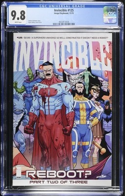 Invincible #125 CGC 9.8 (2015) Reboot? Image Part 2 of 3 Kirkman Story