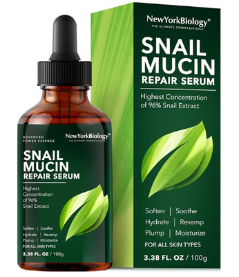 Snail Mucin Face Serum 96%   Korean Hydrating Anti-Aging Skin Care 100ml