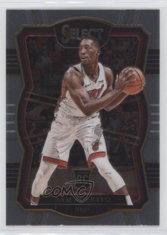 2017-18 Panini Select Premier Level Bam Adebayo #171 Rookie RC 9k1
