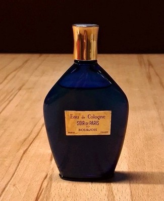 Bourjois Soir de Paris 75° Eau de Cologne Vintage France Flakon 10x6cm 
