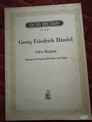 G.F.Händel. '' Salve Regina ''