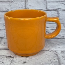 Vintage Fiesta Stackable Coffee Mug 12oz Butterscotch Yellow by Homer Laughlin