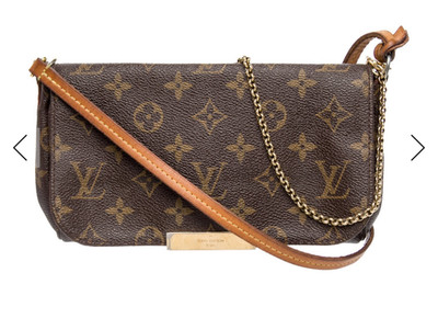 Louis Vuitton Favorite PM Monogram Cross Body Shoulder Bag Purse - AUTHENTIC!!