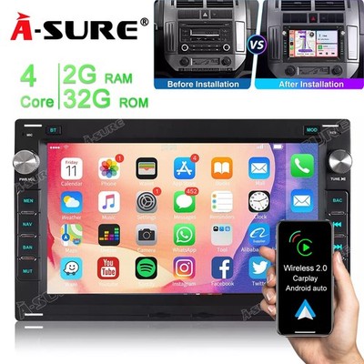 2+32G Android Autoradio CarPlay Navi Für Seat Alhambra 7V VW Sharan 7M 1999-2009