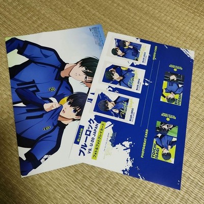 Animedia Benefits Blue Lock Photo & Photo Gray Card Pin-up Set