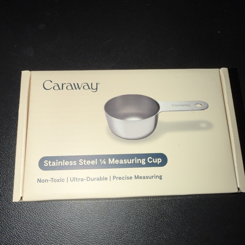 Caraway Stainless Steel 1/4 Measuring Cup Non-toxic Ultra- Durable