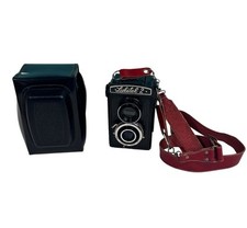 Lomo Lubitel 2 Vintage Rare Camera With 120mm Film TLR ARP107 On Leather Case