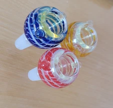 TOBACCO glass 14 mm bowls/ for All 3 p.s.