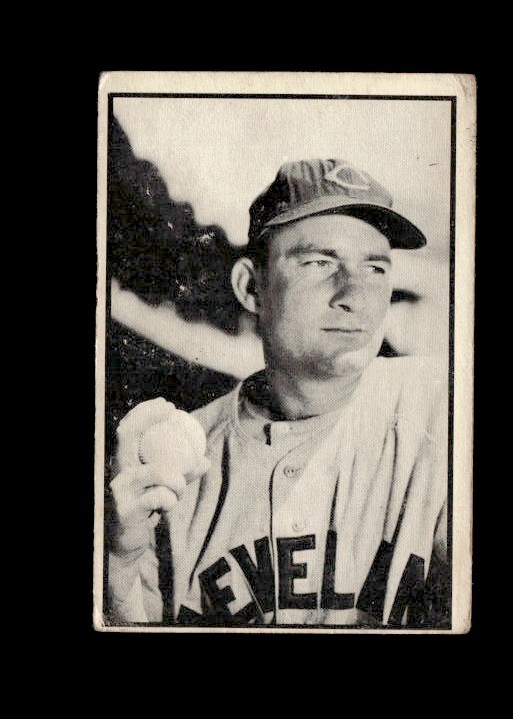 1953 Bowman Black and White #27 Bob Lemon - HOF Indians Poor/Fair Condition