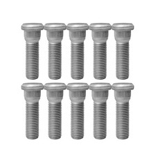 10Pcs M12x1.50 Serrated Wheel Lug Studs 49mm Length High Strength Grade Bolts