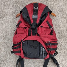 Vintage Oakley Tactical Field Gear Backpack Surf Pack Red