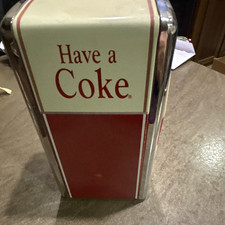 Coca-Cola Have a Coke Tabletop Metal Interfold Napkin Dispenser 360 Capacity