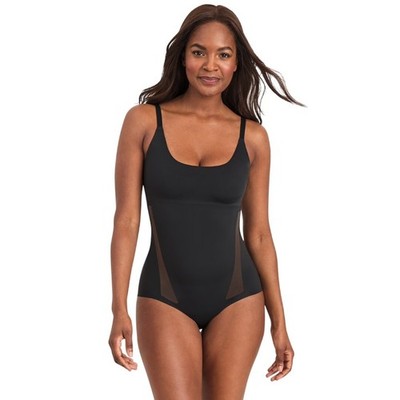 Maidenform Women's Black Extra Firm Control Shaping Bodysuit Size Medium