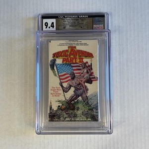 TOXIC AVENGER Part 2 (1989) Factory Sealed Betamax CGC Graded 9.4 A+ Sci-Fi Cult