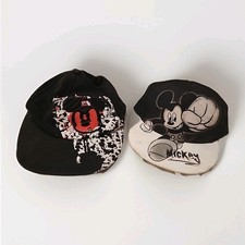 Disney Mickey Mouse Set Of 2 Youth Caps Hats R1