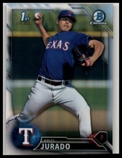 2016 Bowman #BCP48 Ariel Jurado Chrome Prospects Refractor #/499